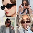 thumbnail image 2 of Gafas de sol Kimorn K1200 estilo vintage rectangular para mujer/hombre, 2 of 6