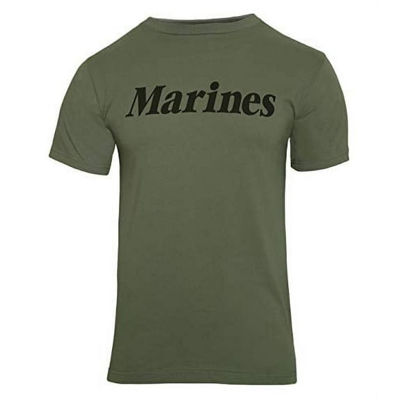 Rothco P/T T-Shirt - Marines/Od, X-Large