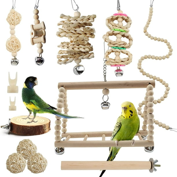 Budgies playing toys cheap