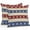 Red Blue, variant on Grey Ombre Marble Throw Pillow Covers 16x16 Inch Set of 2, Gray Marble Crack Abstract Modern Waterproof Outdoor Pillow Covers, Decorative Cushion Pillowcases for Couch, Sofa, Bed, Garden, Patio