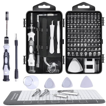 TiokMc 123 in 1 Precision Screwdriver Phone Repair Kit, Computer Screwdriver Kit Tech Tool Kit for iPhone, MacBook, Computer, Laptop, PC, Tablet, PS4,Xbox, Nintendo, Game Console