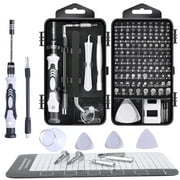 TiokMc 123 in 1 Precision Screwdriver Phone Repair Kit, Computer Screwdriver Kit Tech Tool Kit for iPhone, MacBook, Computer, Laptop, PC, Tablet, PS4,Xbox, Nintendo, Game Console
