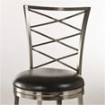thumbnail image 4 of Bowery Hill 43.75"H Contemporary Metal Swivel Counter Stool in Black/Pewter, 4 of 4