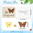 thumbnail image 3 of Set de 30 Pines Religiosos en Forma de Mariposa Sayglossy con Tarjetas Bíblicas, 3 of 6