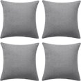thumbnail image 2 of Housse de Coussin Gris Clair de 2 Housses de Coussin 45x45cm Housse de Coussin, 2 of 5