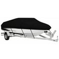 thumbnail image 2 of 12 Boat Cover 11-22ft Outdoor V-Shaped Yacht Dust Cover Rainproof Boat Cover Sunscreen Taffeta 190T Hull Protective Cover  Oxford Fabric Anti-Aging, 2 of 7
