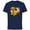 Navy, variant on The Lion King 30th Anniversary Wood Block Style Simba - Short Sleeve Cotton T-Shirt for Adults - Customized-Charcoal