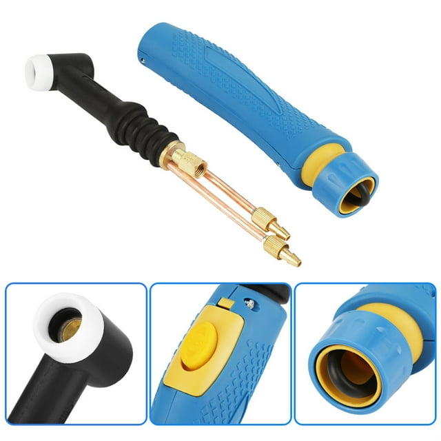 Cabezal de soplete de soldadura Tig, WP-18 Antorcha de soldadura TIG Cabezal de soplete de soldadura Antorcha de soldadura Cabezal flexible Diseño aerodinámico