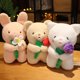 thumbnail image 2 of Peluche suave de animales para bebé, oso de peluche de 15-40cm, conejo, gato, abrazo, flores, almohada, regalo de cumpleaños, 2 of 4