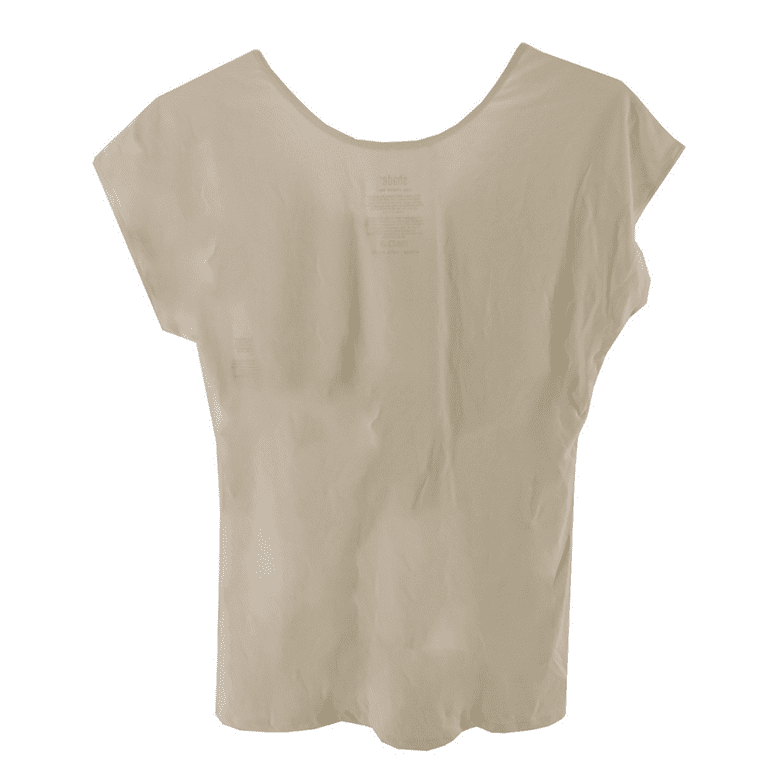 SHADE Women's Cap Sleeve Tee in Egret, XX-Large