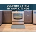 thumbnail image 3 of ComfiLife Anti Fatigue Durable Floor Mat for Kitchen, Standing Desk, Home, Office, Garage 20" x 32" Gray, 3 of 8