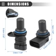 thumbnail image 4 of 1 Set Camshaft Position Sensor and Crank Position Sensor for Kia Rondo No.39350-3E110/39350-3E120, 4 of 7