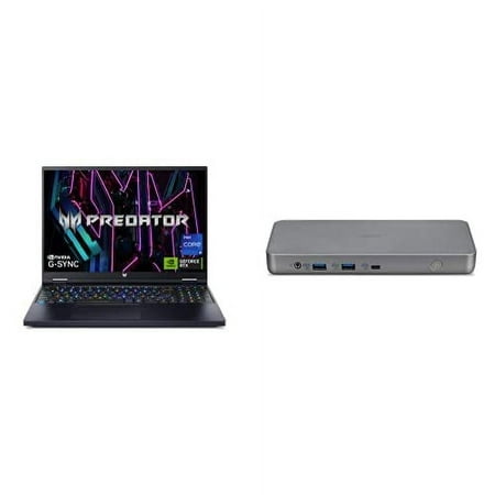 Acer Predator Helios 16 Laptop | i9-13900HX | RTX 4080 | 16" Mini LED G-SYNC Display | 32GB DDR5 | 2TB Gen 4 SSD | Killer Wi-Fi 6E | PH16-71-94FB USB Type-C Dock D501, 60W PD