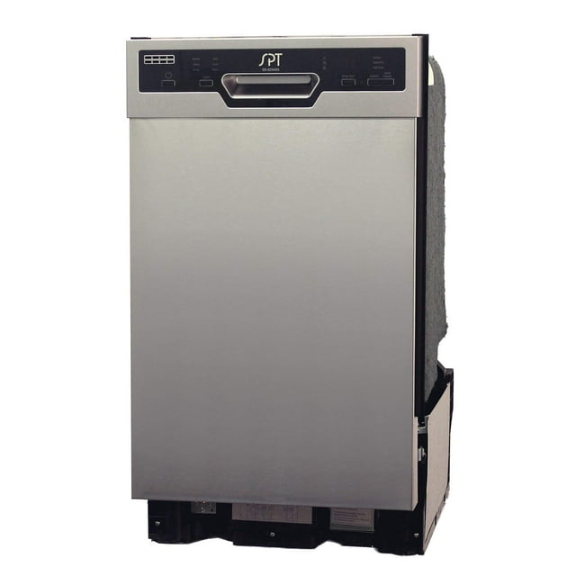 Lavaplatos SPT SD-9254SS integrado, 45 cm, 8 ajustes