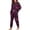 Black Pink Bat Spiderweb, variant on Women Cozy Loungewear Set Breathable Long Sleeve Top Multi Pocket Jogger Pants Relaxed Night Clothing For Lounging At Home Gingerbread Man Snowman Christmas Holiday Theme