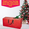 thumbnail image 5 of Bolsa De Almacenamiento Para Árbol De Navidad Propik | Se Adapta A Árboles Desmontados De Hasta 7 Pies De Altura | Caja De Almacenamiento Para Árboles Artificiales Navideños De 45" X 15" X 20" | Conte, 5 of 5