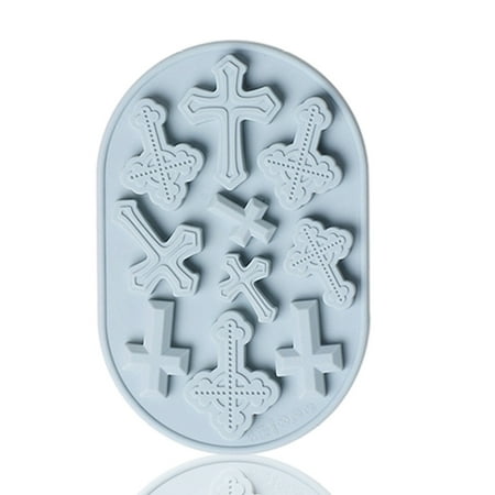 

3Pcs 10 Cavity Fondant Candy Chocolate Resistant Mould Epoxy Resin Molds Bakery Accessory Kitchen Gadget Blue