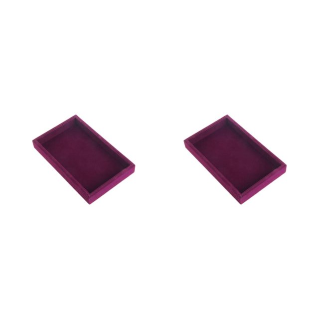 relayinert Jewelry With Compact And Portable Jewel Storage Case Travel And Daily Effectively Protecting purple 2Set