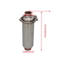 thumbnail image 2 of Straight Type Sanitary Strainer 2 Inch Water Filter Strainer 100 Mesh, 2 of 9