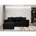thumbnail image 2 of Sala Esquinera Modular El Bazar Store Lombar Negro 220 x 160 cm, Tela Lino nacional, 2 of 6