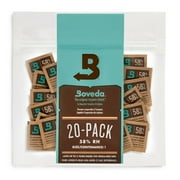 Boveda 58% RH 2-Way Humidity Control | Size 1 Protects Up to 1/8 Oz | 20-Count