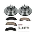 thumbnail image 3 of Power Stop Front Stock Replacement Brake Pad and Rotor Kit KOE1891, 3 of 8
