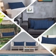 thumbnail image 6 of Dark Blue Body Pillow Covers 20"x54", Retro Farmhouse Plants Wall Lines Texture Soft Brushed Microfiber Breathable Throw Pillow Covers, Pillowcase with Zipper for Couch Sofa Bedroom Living Room, 6 of 9
