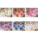 thumbnail image 5 of EeaseMX 10 flores artificiales con purpurina de 13 cm para decoración de árbol de Navidad (doradas), 5 of 7