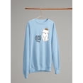 thumbnail image 3 of Awesome Today Cat Crown Sweatshirt Women -Image by Shutterstock, Female 3X-Large, 3 of 4