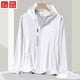 thumbnail image 1 of L-5XL Uniqlo Chamarra De Hombre Airism Protección UV UPF 50 + Malla Manga Larga Sudadera Con Cremallera Completa Chaquetas Al Aire Libre Hombres, 1 of 3