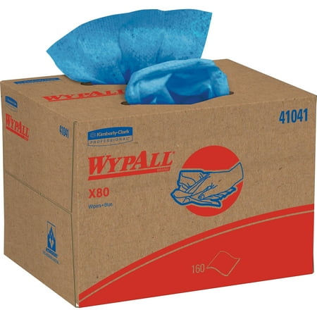 Wypall, KCC41041, X80 Wipers, 1 / Box, Blue