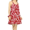 thumbnail image 3 of HAPPY BAY Women's Spaghetti Strap Nightshirts Slip Nighty 10-12 Cherry-AC34, 3 of 4
