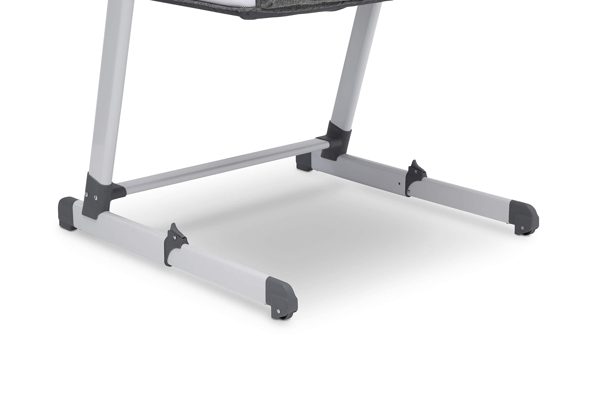 Delta Grey Bedside Baby Bassinet Bedside Sleeper For Twins