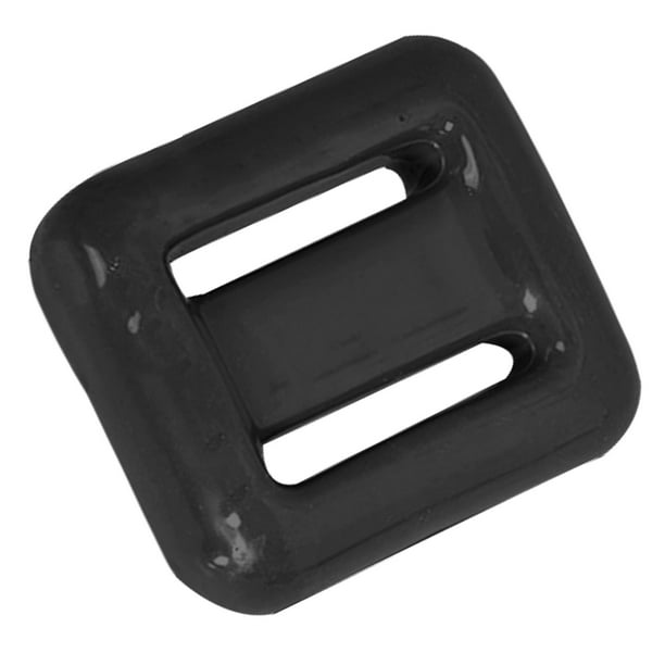Pesas de buceo sólidas de 0,5 kg a 1,5 kg, piezas recubiertas de PVC antideslizantes para buceo, cinturón de pesas para natación, deporte Negro 1500g