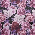 thumbnail image 1 of oneOone Polyester Spandex Maroon Fabric Floral Craft Projects Decor Fabric Printed By The Yard 56 Inch Wide-RK, 1 of 4