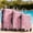 Pink, variant on S-HOME Three Piece Lightweight Hardshell Luggage Set with Side Mounted TSA Lock and Rolling Wheels 20" 24" 28", Blue