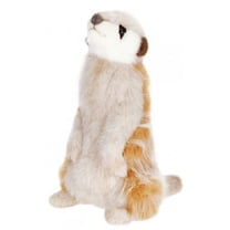 Set of 4 Handcrafted Plush Standing Meerkat Stuffed Animals 11.5"
