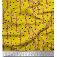 thumbnail image 1 of Soimoi Rayon Fabric Leaves,Floral & Honey Bee Insects Print Fabric by The Yard 42 Inch Wide, 1 of 1