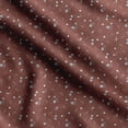 thumbnail image 1 of Soimoi Leaf Print,Cotton Cambric, Quilting Fabric Sold by The Yard 42 Inch Wide, Medium Weight Cotton Fabric, SewingSupplies, Rust Brown, 1 of 5