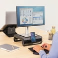 thumbnail image 4 of Fellowes Breyta Monitor Stand, 13.94" x 11.97" x 3.25" to 6", Black, Supports 33 lbs, 4 of 10