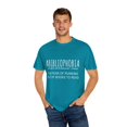 thumbnail image 4 of Geek Literature Readers Bookworm Gift | Abibliophobia Definition Passionate Reader Men Women Unisex Garment-Dyed T-shirt, 4 of 4