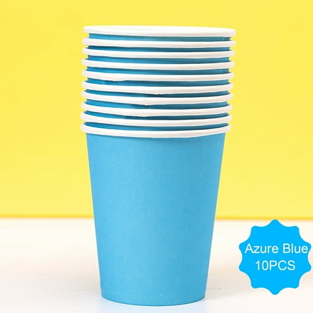XIPYYKM 10 Pcs 9oz Paper Cups Paper Coffee Cups Disposable Hot Cups for Water Juice Coffee or Tea Ideal for Water Coolers Party Home and Office