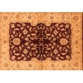 thumbnail image 1 of Ahgly Company Indoor Rectangle Oriental Orange Industrial Area Rugs, 8' x 12', 1 of 4