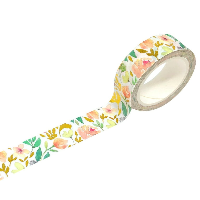 Gold Foil Washi Masking Tape 15mm X 5m for Scrapbooking and