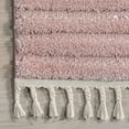thumbnail image 2 of nuLOOM Risette Geometric Shag Tassel Area Rug, 4' x 6', Pink, 2 of 9