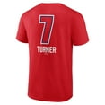 thumbnail image 3 of Men's Trea Turner Red Philadelphia Phillies Fastball Player Name & Number T-Shirt, 3 of 3