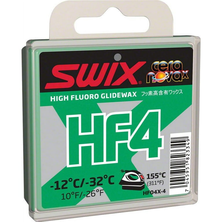 【swix】HF4BW Swix HF04X Wax Green 10 to -25F, 40g - Walmart.com