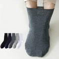 thumbnail image 3 of 3 Pair Cotton Diabetic Socks Mens Women No Binding Wide Extra Loose Top Moisture Wicking Ankle Socks for Swollen Foot, 3 of 12
