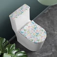 thumbnail image 2 of HELLHERO Toilet Seat Protector for Elastic Bottom Elastic Fabric Stretch Easy to Install Stretchy Fabric Adjustable Elastic Installation Adds Holiday Charm, 2 of 7