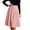 Pink, variant on Ruimatai Womens Pleated Midi Skirt High Waist Elastic Pocket Work Office Casual Spring Daily Flowy A-Line Skirt